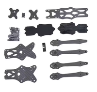 Kit de châssis de quadricoptère RC en fibre de carbone de 5-6 pouces (225/260/295 mm) avec bras de 5,5 mm d'épaisseur