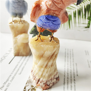 Uccelli in Cristallo di Quarzo Naturale Intagliato all'Ingrosso, Pappagalli in Cristallo, Animali Preziosi Intagliati, <span class=keywords><strong>Pietre</strong></span> Curative per Decorazione Casa - Product Image 6