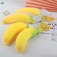 2026 Vente en gros populaire : Jouet banane anti-stress à presser, rempli de sable, pour enfants, jouet de farce