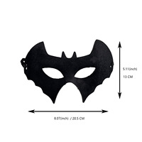Masque de Batman pour homme, style All Saints, pour fête, film d'animation, demi-visage, yeux de chauve-souris
