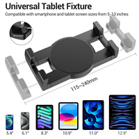 Support de navigation automobile en alliage d'aluminium, flexible, étanche, pour tablette, ordinateur portable, téléphone portable, avec aimant, pour utilisation au lit
