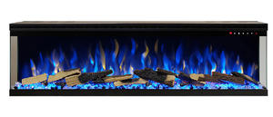 Cheminée électrique à 3 côtés avec 6 couleurs de flammes, télécommande, lumière LED, pour salon - Product Image 4