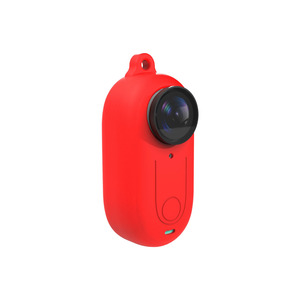 Accessoires de caméra panoramique anti-rayures étui de protection en silicone Len pour Insta360 <span class=keywords><strong>GO3</strong></span> - Product Image 2