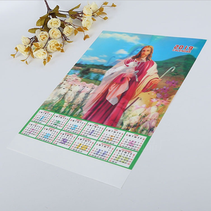 2026 2027 Chất Lượng Cao Nhà Máy Giá 3D Dạng Thấu Kính In Ấn Văn Phòng Bảng Lịch Bàn Lịch Tường Lịch - Product Image 2