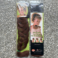 Vente chaude – Cheveux synthétiques pré-étirés de 165 g, 82 pouces, pour tresses ultra-jumbo, durables, faciles à installer, extension capillaire tendance