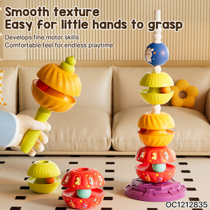 Bé Montessori hài hước sáng tạo tay phối hợp mắt đào tạo Thần Tài giáo dục cân bằng xếp chồng Trò chơi đồ chơi tùy chỉnh bán buôn - Product Image 3