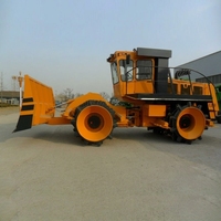 Machine de compactage des déchets de déponement modèle SL20 de 20 tonnes métriques, équipée d'un tambour de compactage de 200 CV
