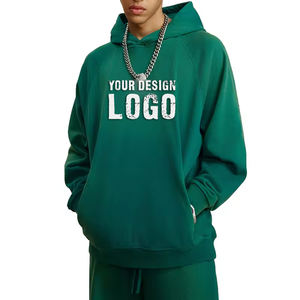 America Fashion Gradient Color Pullover Loose Mens <b>Hoodies</b> Street Casual Heavyweight Drop Shoulder Plus Size Men's <b>Hoodies</b> - Product Image 5