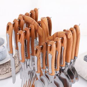 Modern Japanese Style Flatware Set Stainless Steel Silverware Set Classic Style 4/24 Spoon <b>Knives</b> <b>Fork</b> Cutlery Set - Product Image 3