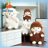 Peluche de mouton de ferme haut de gamme, jouet en peluche durable, poupée en peluche, peluches de haute qualité pour l'exportation
