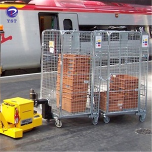 YST fabrika kaynağı endüstriyel lojistik katlanabilir çelik metal kargo depolama haddeleme kafes arabaları - Product Image 5