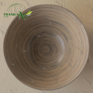 OEM Customized Classic Disposable Kitchen Salad Bowl Set Eco-Friendly Lightweight Natural Bamboo for Party & Home Use Vietnam - Product Image 2