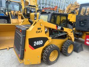 उच्च गुणवत्ता वाली बिल्ली 246d उपयोग किए गए लोडर का उपयोग व्हील लोडर कम घंटे की मूल दूसरी हाथ बिल्ली 2262d 2d 246d - Product Image 3