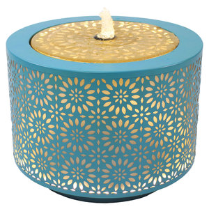 Oniya all'aperto resistente alle intemperie in ferro da esterno Freestanding in metallo <span class=keywords><strong>blu</strong></span> <span class=keywords><strong>fontana</strong></span> di acqua con la luce - Product Image 1