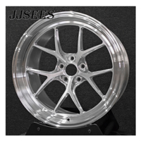 Jantes forgées monobloc personnalisables JJSEES, finition polie, 18, 19, 20, 21, 22 pouces, entraxe 5x114.3 pour G30 E46 E90 E91