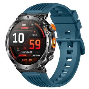 क्रॉग 52 आउटडोर स्पोर्ट जीपीएस फ्लैशलाइट कंपास ऊंचाई बैरोमीटर 1.7 इंच टच स्क्रीन 3atm वाटरप्रूफ घड़ियों - Product Image 2