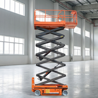 Plateforme élévatrice à ciseaux mobile électrique hydraulique professionnelle autopropulsée de haute qualité