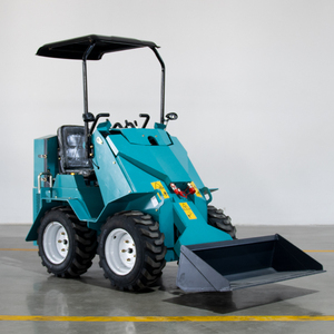 Chargeurs frontaux neufs de marque du fabricant, mini-chargeurs compacts de 800 kg, certifiés CE EPA, en promotion - Product Image 5