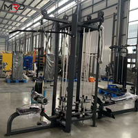 Equipo de Entrenamiento de Fuerza Comercial: Máquina de Gimnasio Multifuncional de 4 Estaciones
