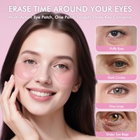 Patchs Hydrogel Éclaircissants Contour des Yeux à l'Extrait de Rose, Niacinamide et Acide Hyaluronique pour Cernes - Marque Blanche