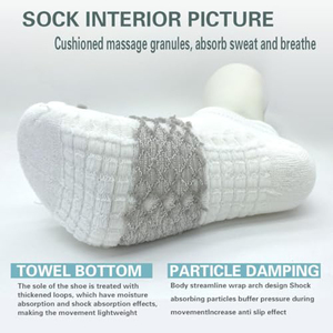 مخصص للجنسين الجوارب الرياضية الكاحل تصميم النص الخاص بك جورب رياضي مخصص متماسكة الرياضة جورب مع الشعار - Product Image 5