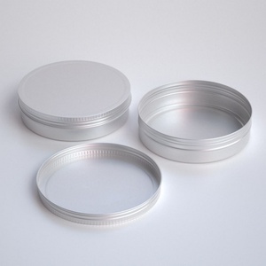 180ml Round Aluminum Cosmetic Tin Aluminum Screw Cap Tin Aluminum Tin Can for Body Butter - Product Image 5