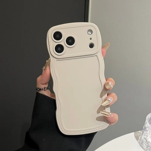 เคสโทรศัพท์ TPU นิ่มกรอบคลื่นสีล้วนสำหรับ iPhone 17 16 15 14 13 12 11 PRO MAX กันกระแทกกันลื่นฝาหลัง - Product Image 6