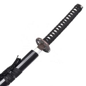 カスタムメイドの日本式手作り炭素鋼フルサイズ伝統刀本物の刀木鞘付き - Product Image 2