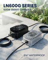 Chargeur de batterie Li-ion LNLEE 50.4V 8A 12s de précision pour moto électrique, scooter électrique