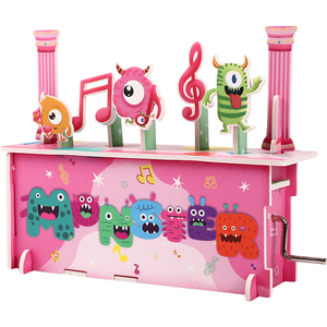 小さなメーカーDIY木製オルゴール教育技術玩具手作り科学実験発明パズル教育ツールKT - Product Image 2