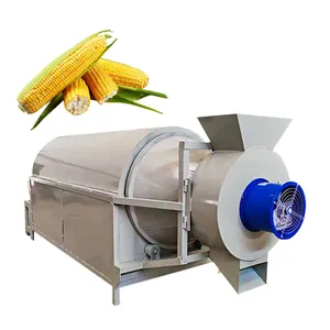 Multi-function rotary chestnut peanut dryer Stainless steel apple pomace rotary dryer Small sawdust wood pellet dryer