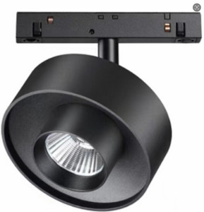 <span class=keywords><strong>Spot</strong></span> LED COB à lentille convexe moderne en aluminium <span class=keywords><strong>sur</strong></span> <span class=keywords><strong>rail</strong></span>, <span class=keywords><strong>GU10</strong></span> 220V 30W, pour usage intérieur - Product Image 3