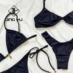 OEM Professional Swimwear Beachwear Manufacturer Designer Low MOQ Made <b>Swimsuit</b> Set With Logo Custom Design Women Bikini 2025 - Product Image 4