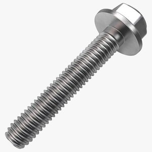 Precision Steel Long Hex <b>Flange</b> <b>Bolts</b> Durable Fasteners for Automotive Assembly Machinery Installation Heavy Engineering Use - Product Image 1