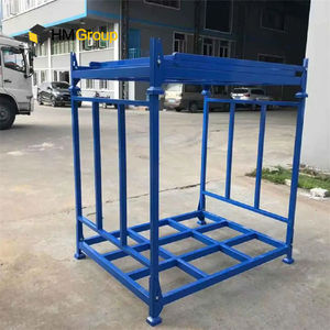 Palet de Almacenamiento de Rollos Textiles para Manejo de Materiales, Palet de Acero Metálico Soldado Duradero con Recubrimiento en Polvo, Palet de Almacenamiento de Tela Apilable - Product Image 3