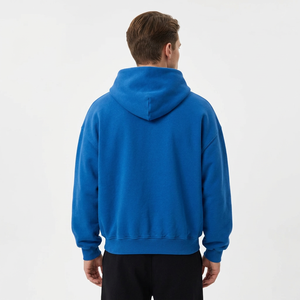 Sudaderas con Capucha de Algodón de Alta Calidad, Unisex, Bordadas, con Cierre, Ecológicas, de Secado Rápido, Personalizadas, Extra Grandes, Color Rojo para Hombre - Product Image 3