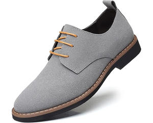 Zapatos de negocios de primavera con punta cerrada y cordones de piel auténtica de becerro de gama alta para hombre, zapatos de boda Oxford italianos hechos a mano de lujo - Product Image 2