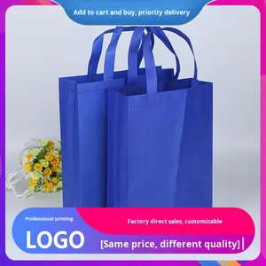 Thân thiện với môi không dệt vải Tote Túi 3D logo in ấn cho siêu thị đào tạo khuyến mãi bán buôn - Product Image 4