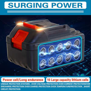 <span class=keywords><strong>Clé</strong></span> <span class=keywords><strong>à</strong></span> Chocs sans Fil de Haute Qualité 1/2 Pouce, Moteur Puissant, <span class=keywords><strong>avec</strong></span> Lampe de Travail pour <span class=keywords><strong>Makita</strong></span> - Product Image 6
