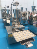 Nouvelle machine entièrement automatique en acier inoxydable pour la fabrication de pains vapeur fourrés et de boulettes de soupe, avec moteur, haute capacité 3600 par heure