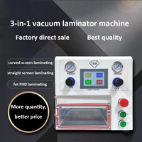 Tbk 108P réparation d'écran incurvé 3-en-1 Machine à plastifier sous vide électrique IP SS LCD OCA Film plastifieuse dissolvant de bulles pour iPhone