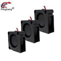 Ventilateur d'échappement à roulement à billes sans balais DC 40 mm, 40x40x15 mm, 5V 12V, mini turbo fin en cuivre pur pour cuisinière à induction