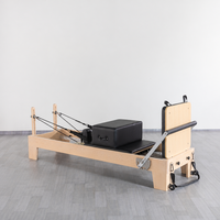 Machine de Pilates Reformer en bois d'érable personnalisée, sûre et durable, équipement de fitness pour studio de yoga, salle de sport, centre de bien-être