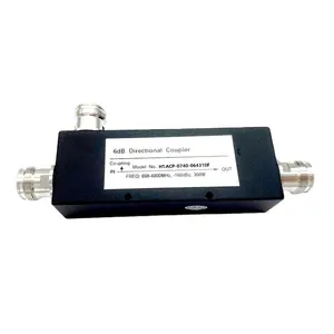 Niedrig-PIM Outdoor 50 Ohm 500 Watt 698-3800 MHz Mini-Din 4,3-10 Weiblicher Passiv-RF- 25 dB Richtungsanschlusser