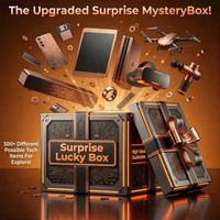 Kotak Misteri Digital 5-in-1 Earphone Speaker Hadiah Keberuntungan Acak Kejutan Langka Edisi Festival Keberuntungan