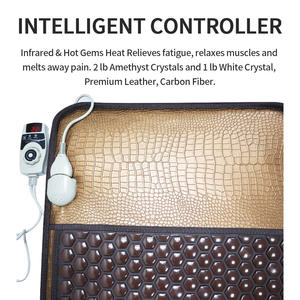 Tapis de yoga <span class=keywords><strong>chauffant</strong></span> en tourmaline, <span class=keywords><strong>matelas</strong></span> thermique pour canapé avec température réglable, antidérapant, coussin <span class=keywords><strong>chauffant</strong></span> électrique, idéal pour le yoga chaud - Product Image 6