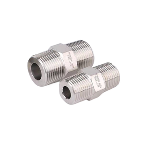 Chất lượng cao 316 thép không gỉ đánh bóng đúc kỹ thuật kép 3/4 "NPT <span class=keywords><strong>Hex</strong></span> núm vú 1/8"-4 "<span class=keywords><strong>Hex</strong></span> núm vú - Product Image 4