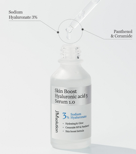 EU Certification JMSolution Korean Made Skin Boost Hyaluronic Acid 3 <b>Serum</b> Deep Hydration Plumping <b>Face</b> <b>Serum</b> for Women All Skin - Product Image 3