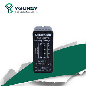 Cargador de Batería Mini Smartgen BAC1203VE con Pantalla LED, Cargador Automático de Flotación para Baterías de Plomo-Ácido, Salida de 50A, 24V/12V, Enchufe EU/US - Product Image 1