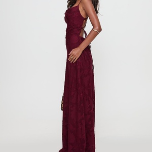 Vestido Largo de Encaje Elegante y Sexy para Mujer, Estilo Moderno para la Noche, Ideal para Fiestas - Product Image 2